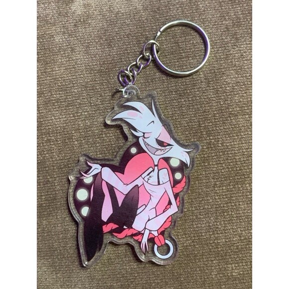 RARE Limited Edition Angel Dust Ashley Nicholas Double-Sided Keychain